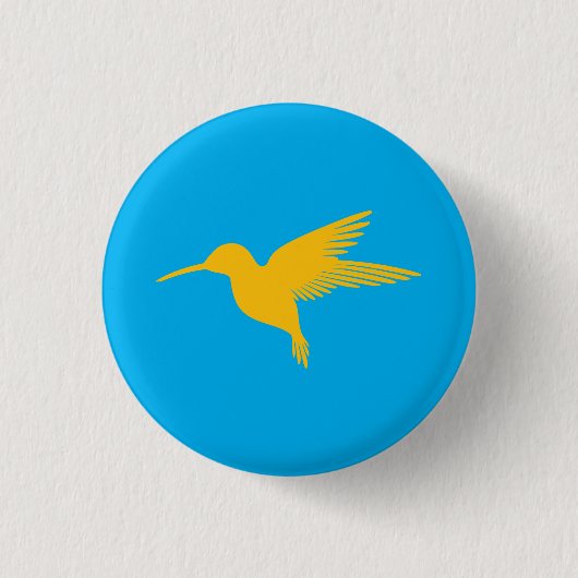 Azure Hummingbird Buttons - Sky Inspiriert (Vorderseite)