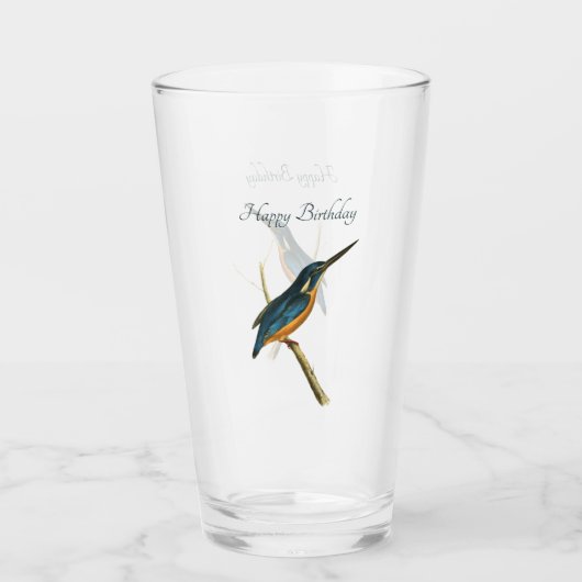 Azure Kingfisher Glas (Vorderseite)