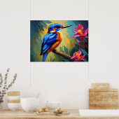 Azure Kingfisher Poster (Küche)