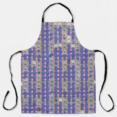Azure Lattice Mosaic Geometric Pattern 1297 Schürze (Vorderseite)