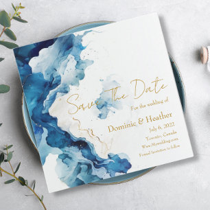 AZURE Marble Dreams Gala Glitter Save The Date