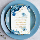 AZURE Marble Dreams Gala Menükarte