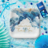 AZURE Marble Dreams Gala Pappteller (Party)