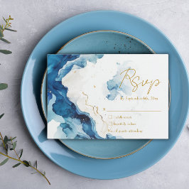 AZURE Marble Dreams Gala RSVP Card