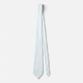 Azure Mist Blue & Seashell White Pinstripes Krawatte (Vorderseite)