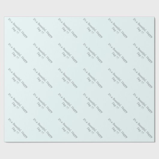 Azure Mist Pale Blue F0FFFF - Custom oder Blank Geschenkpapier (Flach)