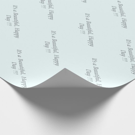 Azure Mist Pale Blue F0FFFF - Custom oder Blank Geschenkpapier (Ecke)