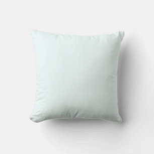 Azure Mist Pale Blue F0FFFF Solid Color Design Kissen