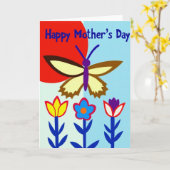 Azure Muttertagsblumen Karte (Gelbe Blume)
