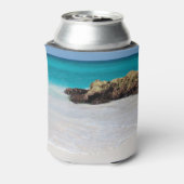 Azure Ocean Sandy Beach Foto Dosenkühler (Kanne Rückseite)