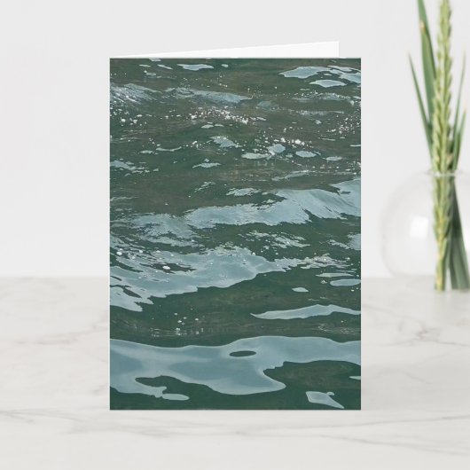 Azure Oceans Greetings Card Karte (Vorderseite)