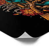 Azure Oni Mask Poster (Ecke)
