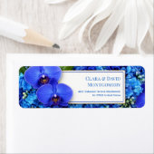 Azure Orchid Hydrangea Botanical Return Address (Insitu)