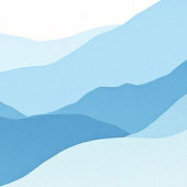 Azure Peaks Duschvorhang