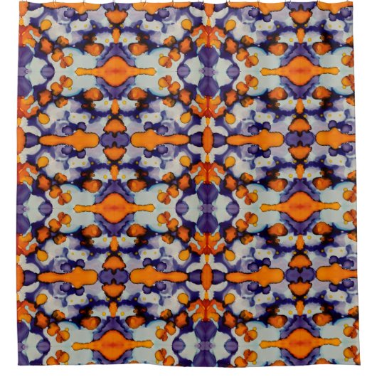 Azure Pumpkin Duschvorhang (Vorderseite)