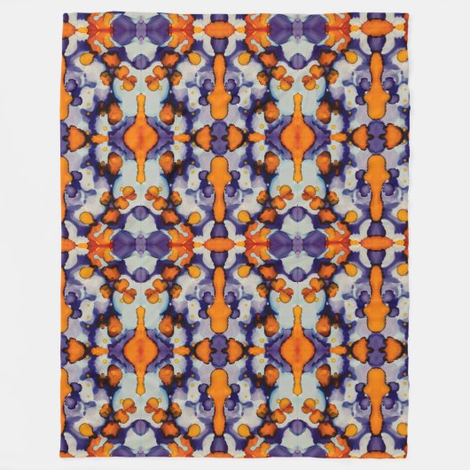 Azure Pumpkin Fleecedecke (Vorderseite)