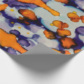 Azure Pumpkin Geschenkpapier (Ecke)