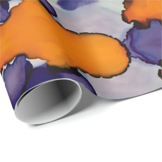 Azure Pumpkin Geschenkpapier (Rolleneckpunkt)