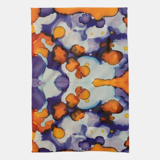Azure Pumpkin Geschirrtuch (Vertikal)