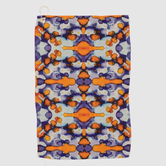 Azure Pumpkin Golfhandtuch (Vorderseite)