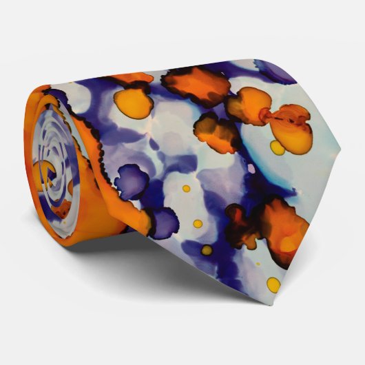 Azure Pumpkin Krawatte (Gerollt)
