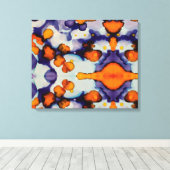 Azure Pumpkin Leinwanddruck (Insitu (Holzboden))