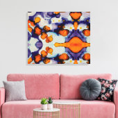 Azure Pumpkin Leinwanddruck (Insitu (Wohnzimmer))