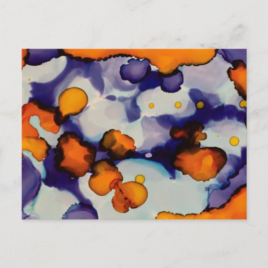 Azure Pumpkin Postkarte (Vorderseite)