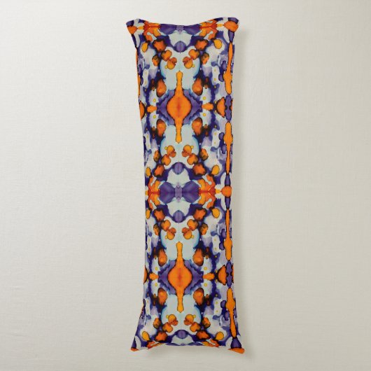 Azure Pumpkin Seitenschläferkissen (Vorderseite Vertikal)