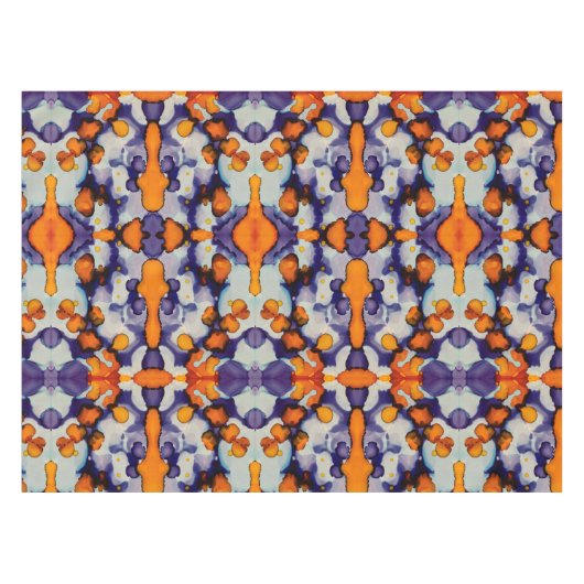 Azure Pumpkin Tischdecke (Vorderseite (Horizontal))