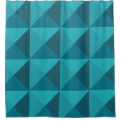 Azure Pyramids Duschvorhang (Vorderseite)
