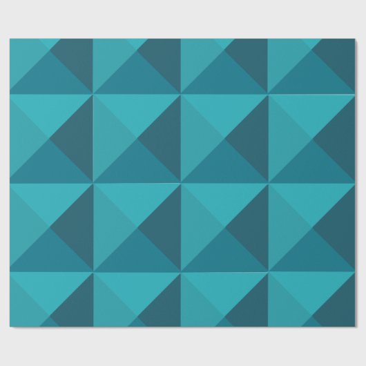 Azure Pyramids Geschenkpapier (Flach)