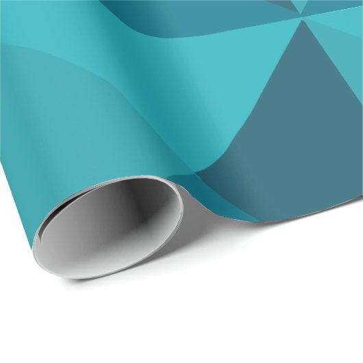 Azure Pyramids Geschenkpapier (Rolleneckpunkt)