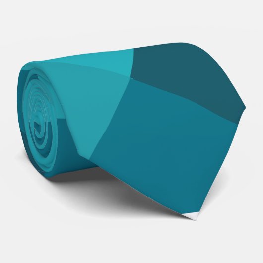 Azure Pyramids Krawatte (Gerollt)