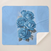 Azure Rose Serenity Sherpadecke (Vorderseite (Horizontal))