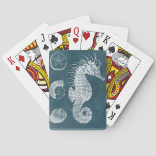 Azure Seahorse Study I Spielkarten