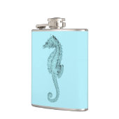 Azure-Seepferd Flachmann (Links)