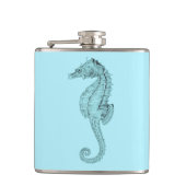 Azure-Seepferd Flachmann (Vorderseite)