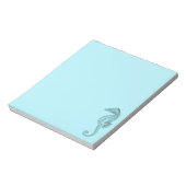 Azure-Seepferd Notizblock (Rotiert)