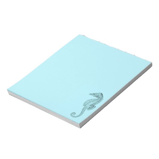 Azure-Seepferd Notizblock (Rotiert)
