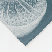 Azure-Seepferd-Studie I Fleecedecke (Ecke)