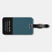 Azure-Seepferd-Studie I Gepäckanhänger (Rückseite horizontal)