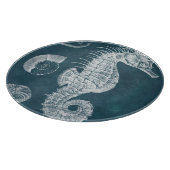 Azure-Seepferd-Studie I Schneidebrett (Ecke)