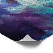 Azure Shadows: Der stille Shinobi-Anime Poster (Ecke)