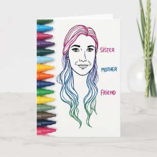 Azure Sisters Day Art Card Karte