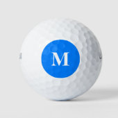 Azure Solid Color Customizing It Golfball (Vorderseite)