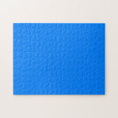 Azure Solid Color Customizing It Puzzle (Horizontal)