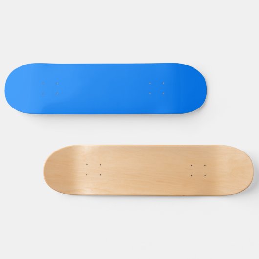 Azure Solid Color Customizing It Skateboard (Horizontal)