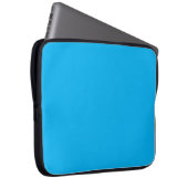 Azure Solid Color Laptop Ärmel Laptopschutzhülle (Vorne Rechts)