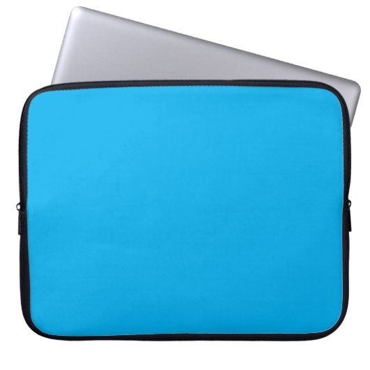 Azure Solid Color Laptop Ärmel Laptopschutzhülle (Vorderseite)